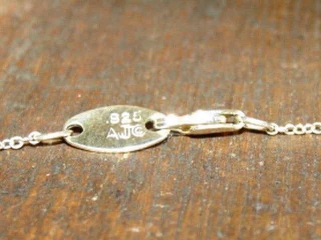Sterling Silver Airplane Charm Necklace - 6