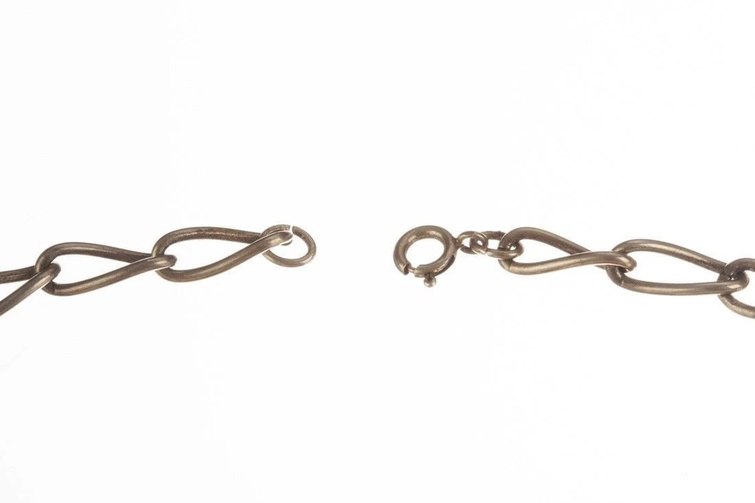 Sterling Silver Hand Made Chain Necklace - 5