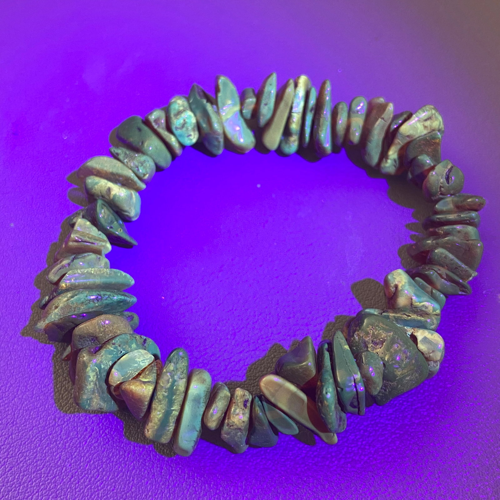 Vintage Natural Raw Baltic Amber Rock Stone Baltic's Sea Beads Bracelet - 3