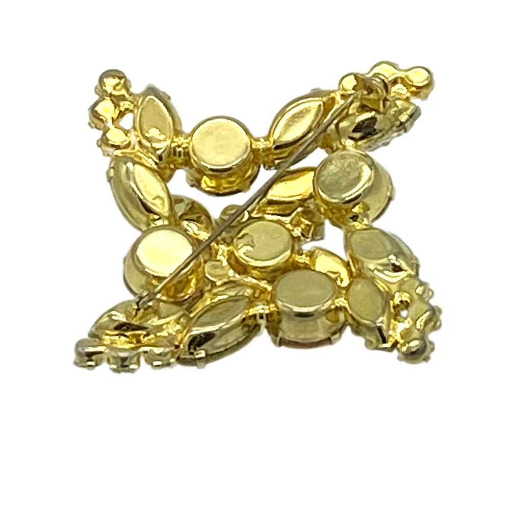 Dande Juliana Brooch With Molded Stones - 3