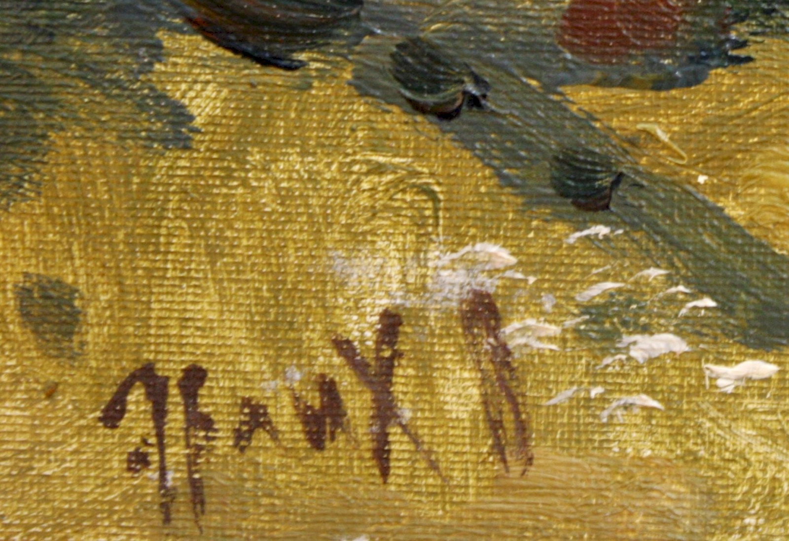 Erlih Volodymyr (Ukrainian artist), "Alushta. Mountain landscape", oil on cardboard - 2