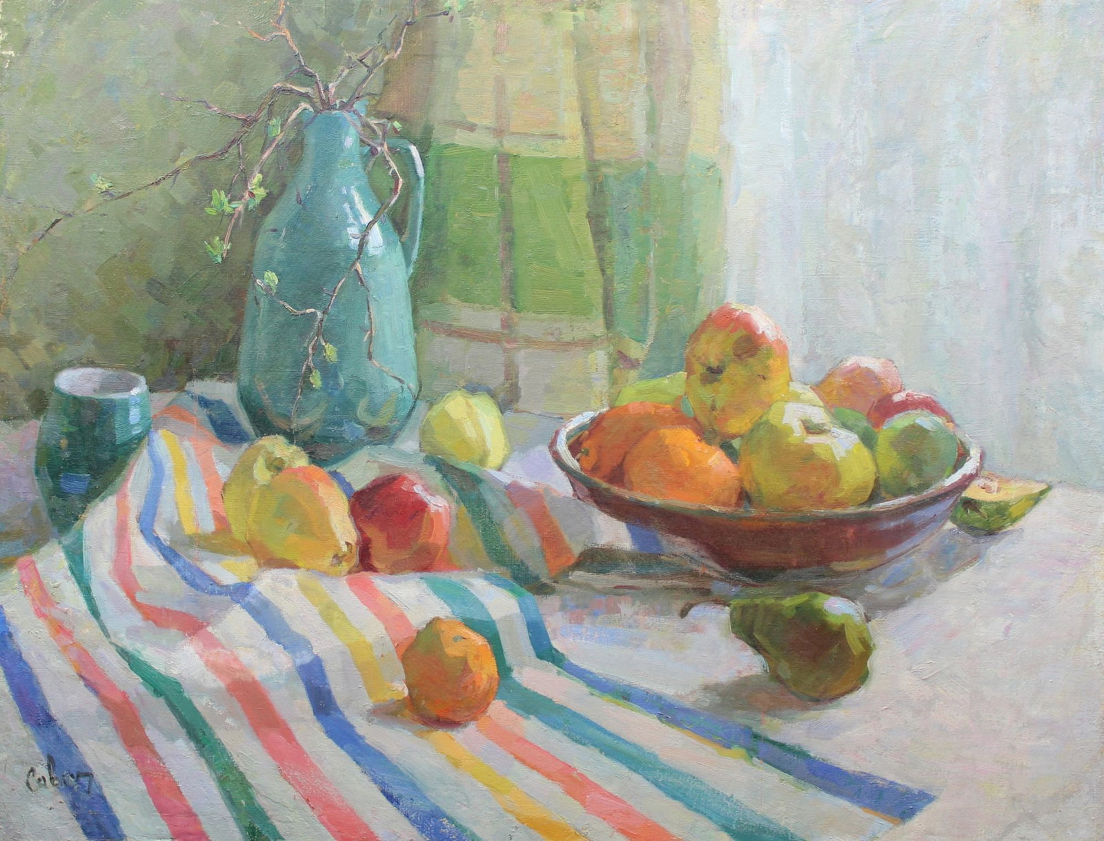 Savich Mark (Ukrainian artist), "Still life with apples", oil on canvas (1 of 5)