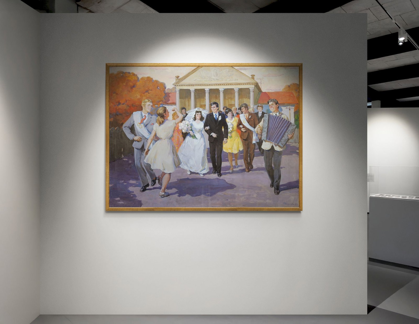 Egorova Tamara (Ukrainian artist), "Wedding in settlement", oil on canvas - 4