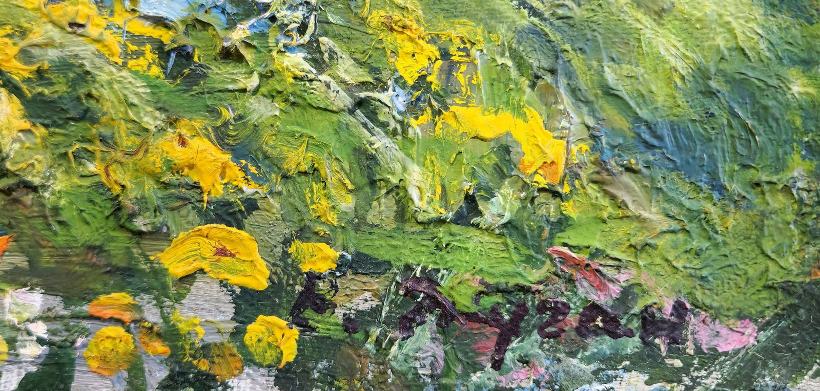 Zhugan Volodymyr (Ukrainian artist), "Spring in Crimea", oil on canvas - 2