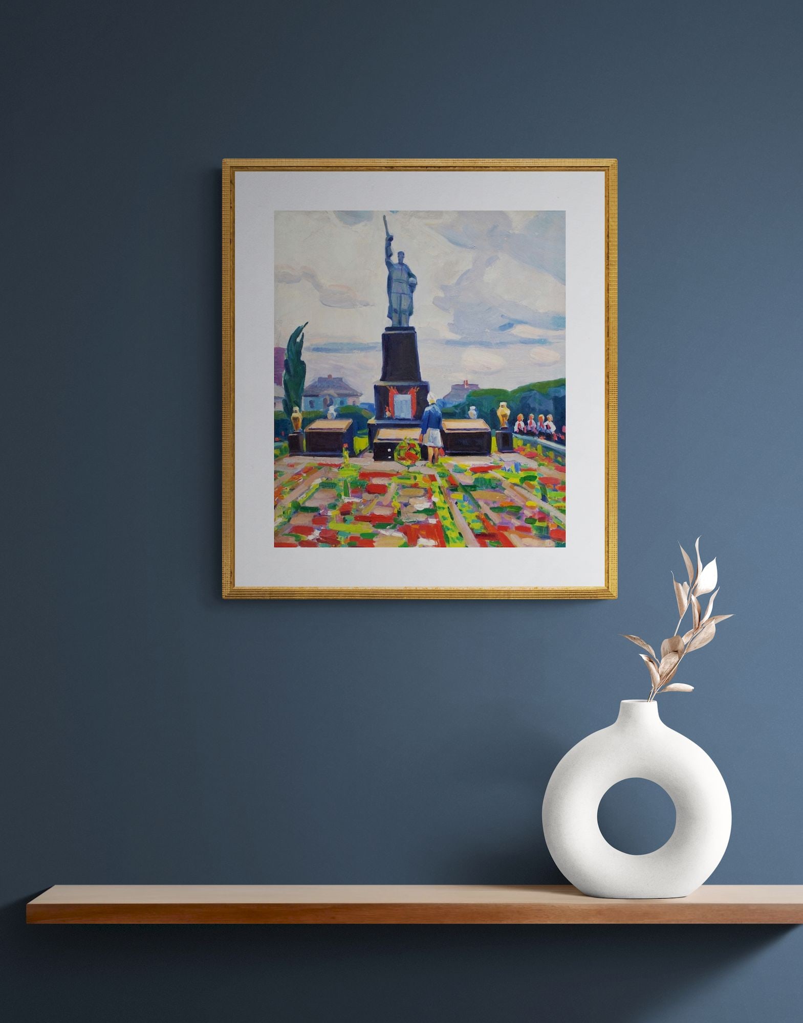 Tyukha Ivan (Ukrainian artist), "Cenotaph", oil on cardboard - 4