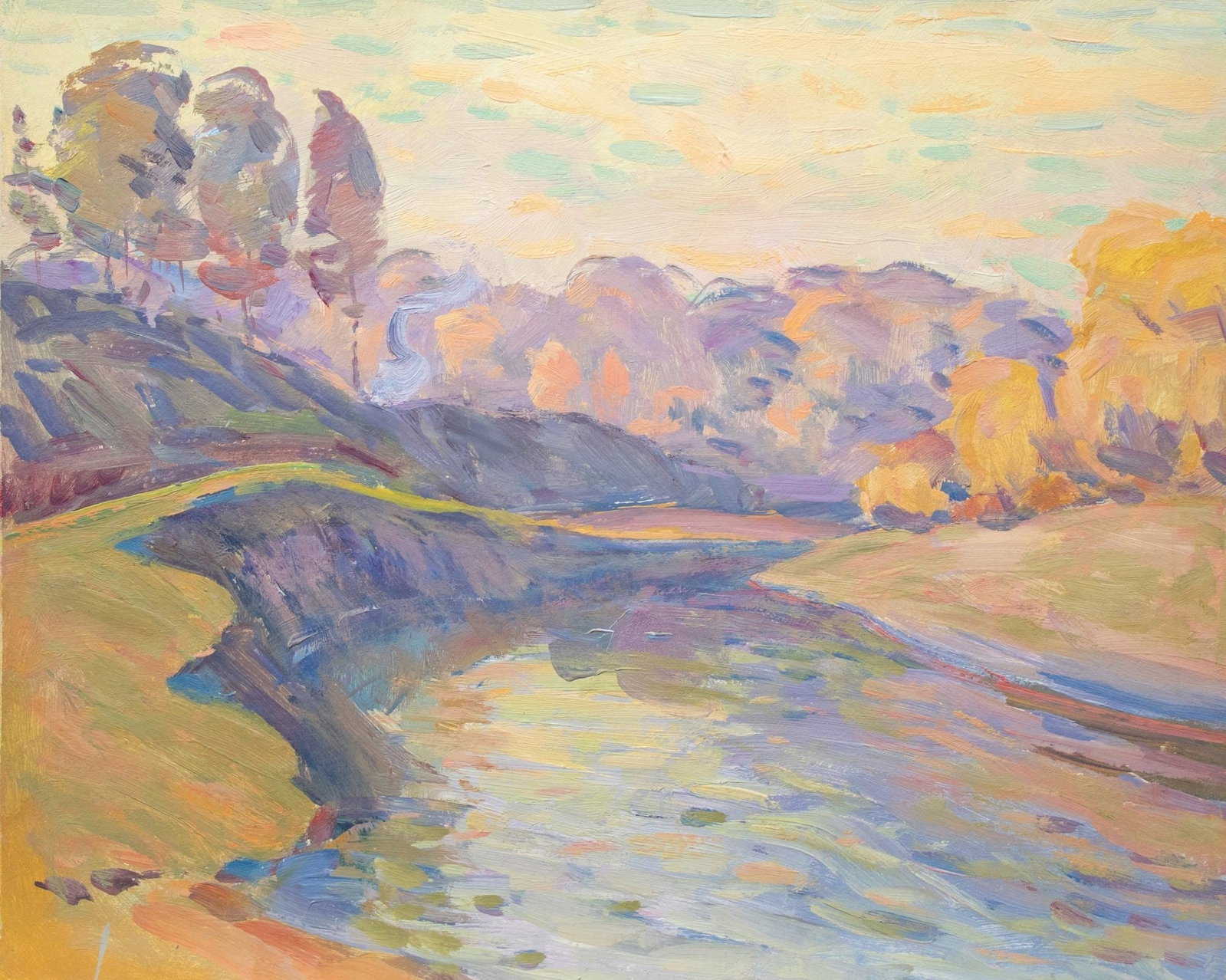 Tyukha Ivan (Ukrainian artist), "Highland", oil on cardboard (1 of 4)