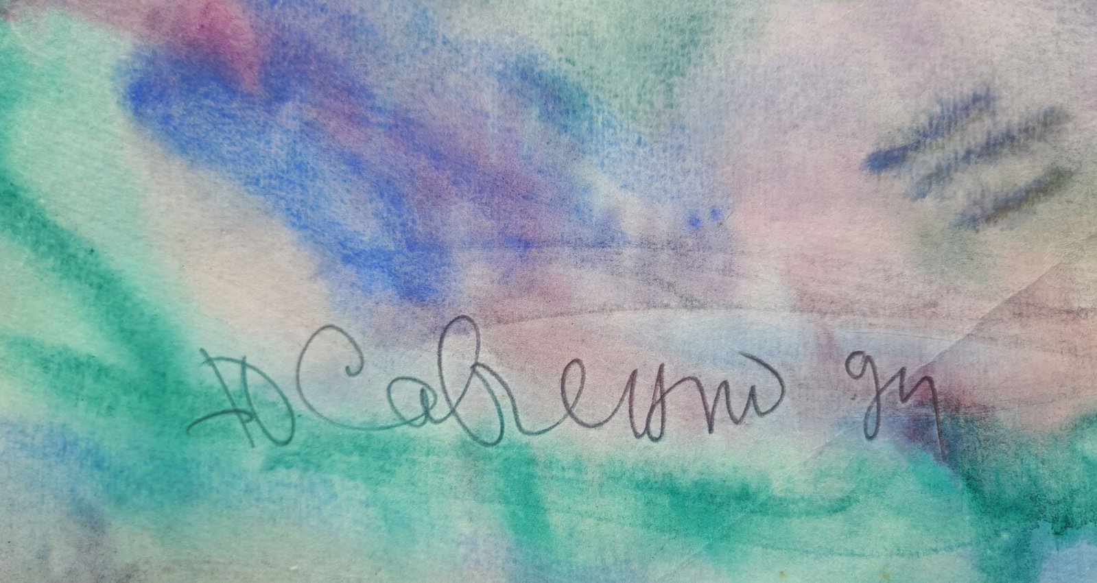 Savchenko Yuriy (Ukrainian artist), "Aside", watercolor on paper - 2