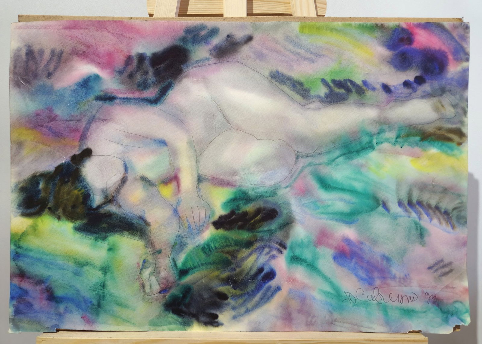 Savchenko Yuriy (Ukrainian artist), "Aside", watercolor on paper - 3