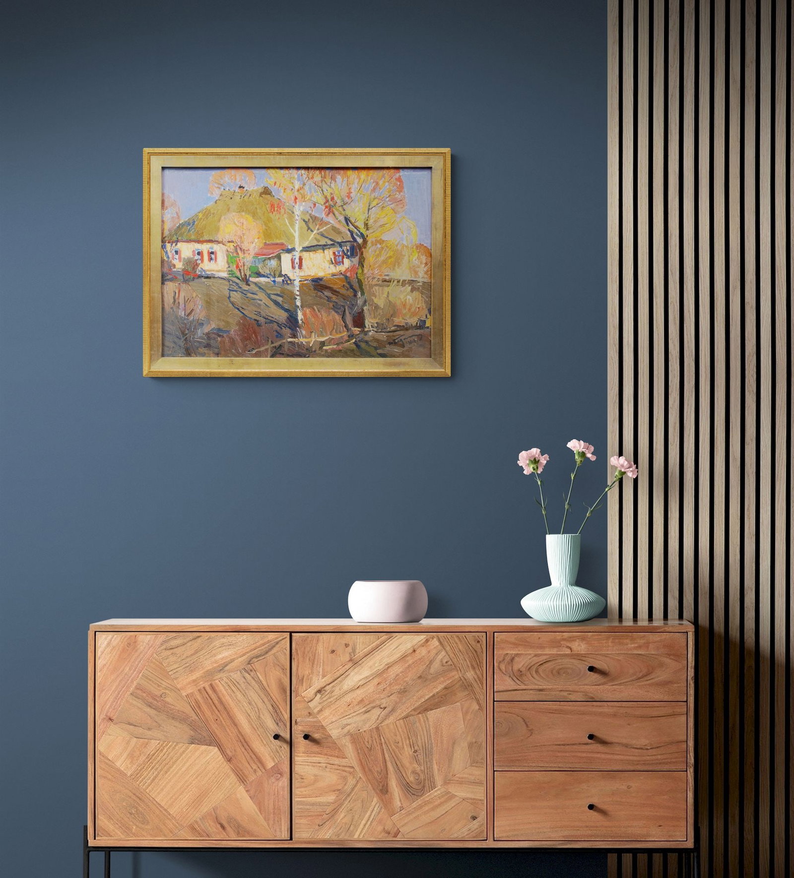 Bednoshey Danilo (Ukrainian artist), "Spring theme", oil on cardboard - 4