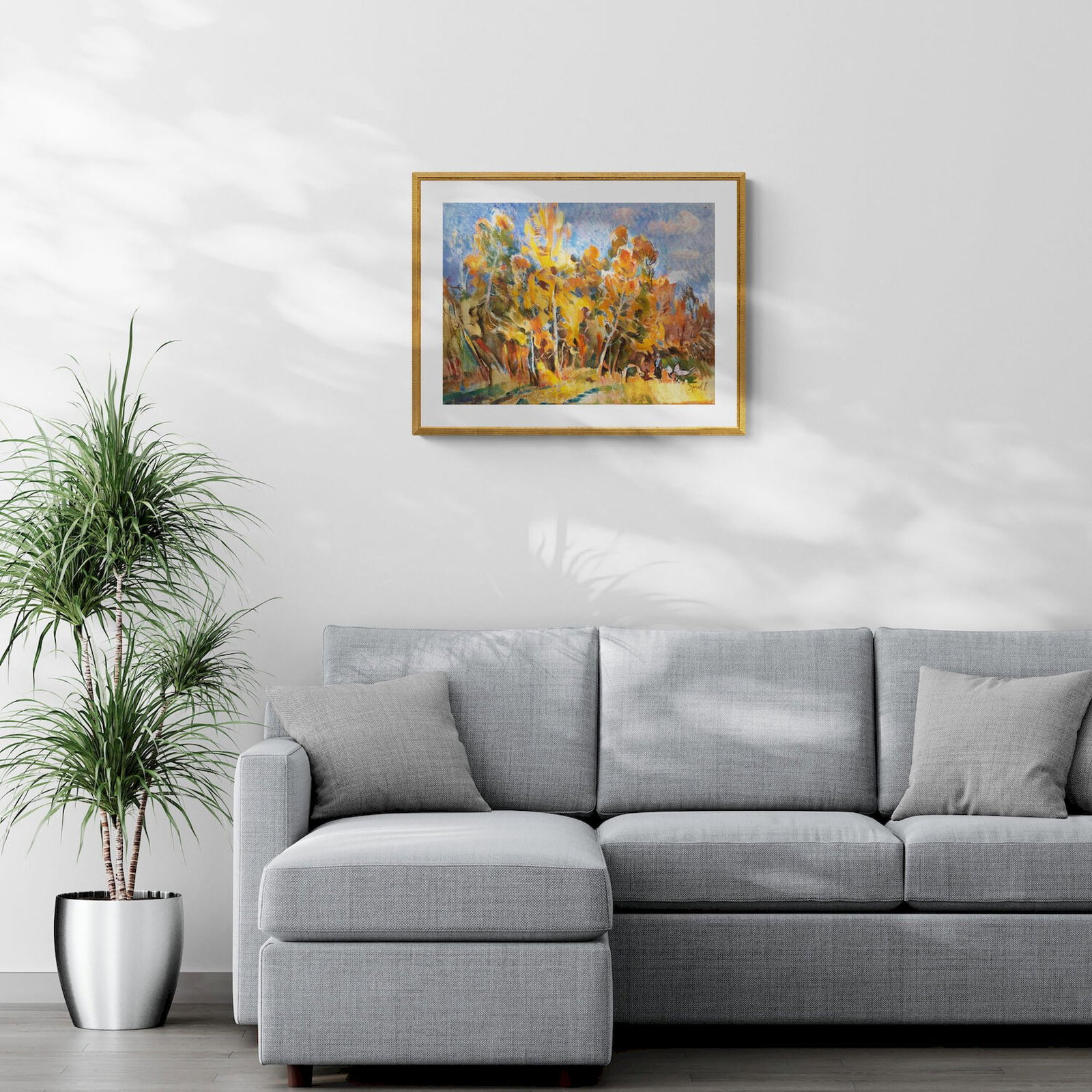 Erlih Volodymyr (Ukrainian artist), "Autumn", oil on canvas - 4