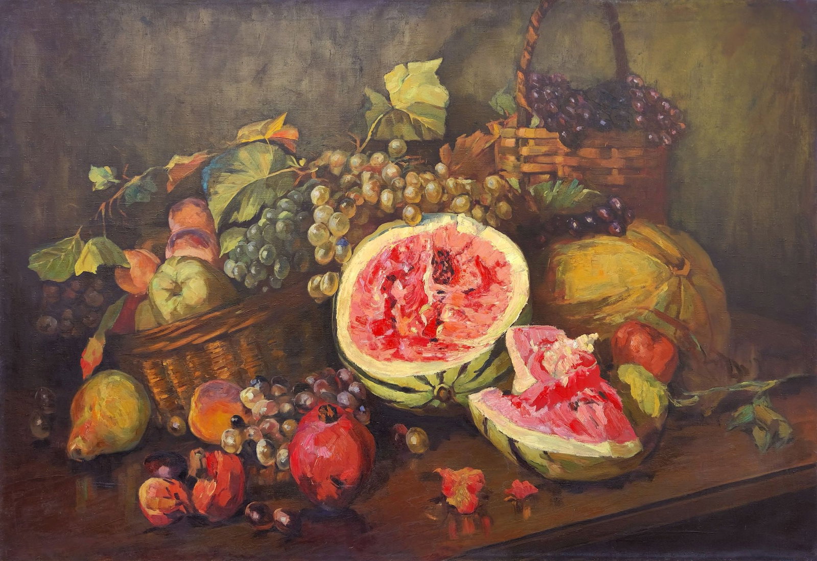 Sharkevich Vsevolod (Ukrainian artist), "Watermelon", oil on canvas (1 of 3)
