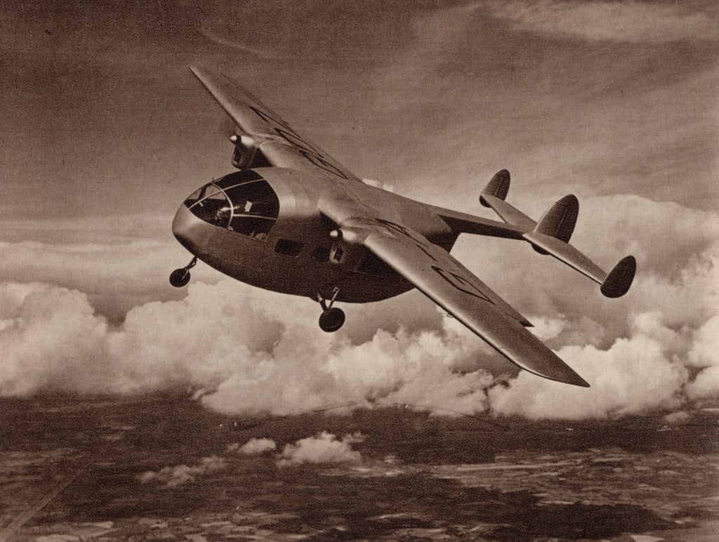 CHARLES E. BROWN - The Miles Aerovan: Title: CHARLES E. BROWN - The Miles Aerovan Description: Artist: CHARLES E. BROWN Print Title: The Miles Aerovan Medium: Sheet-fed Gravure Printing Date: 1940's Printed in Great Britain Image Size