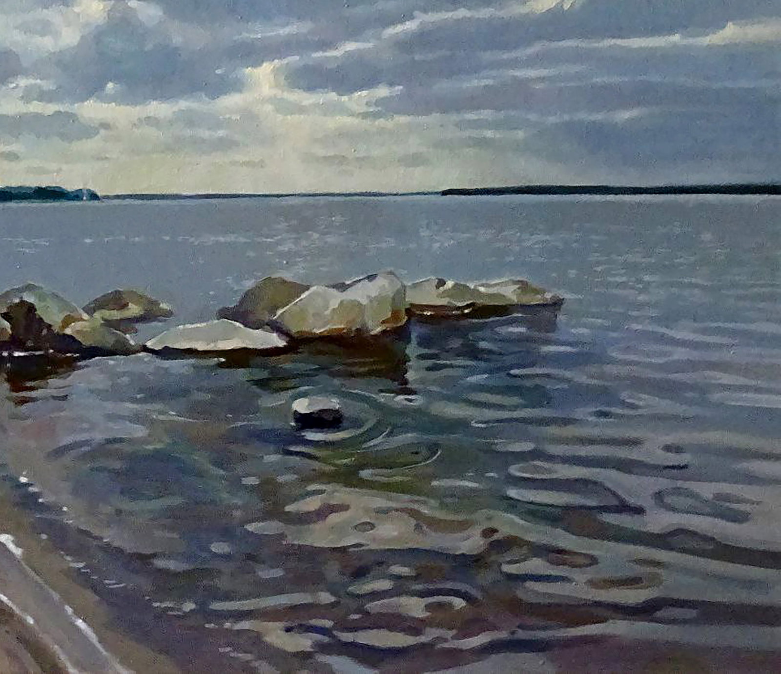 Oil painting Cloudy Anastasia Yaroshevich - 5