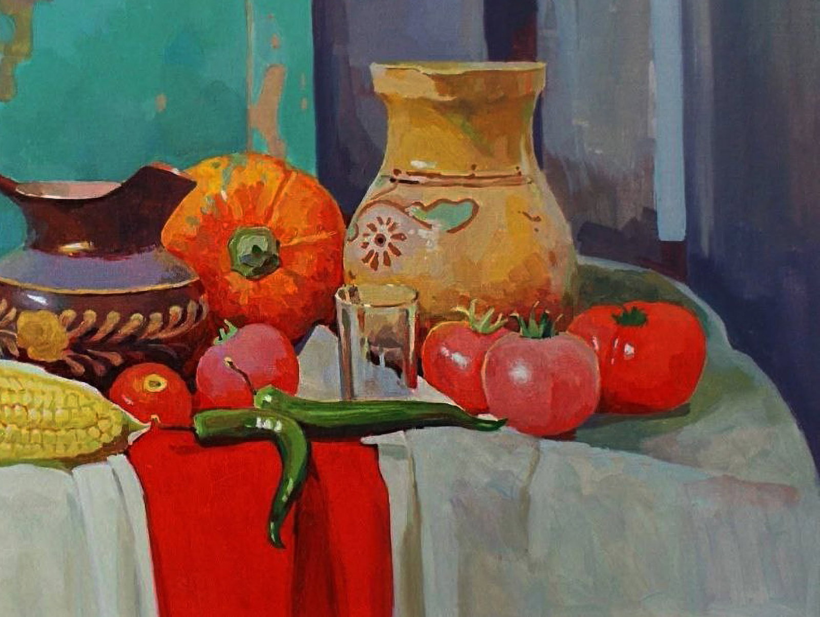 Oil painting Products on the table Anastasia Yaroshevich - 6