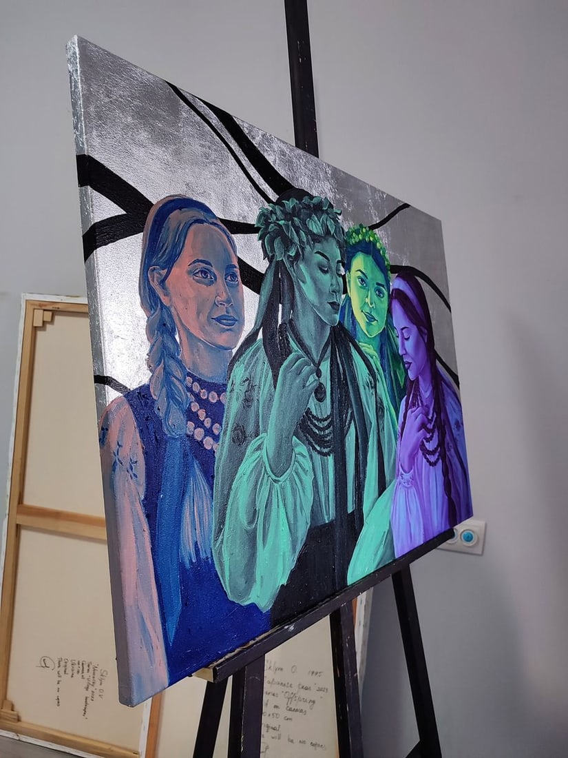 Oil painting Portrait of different girls Oksana Sklym - 3
