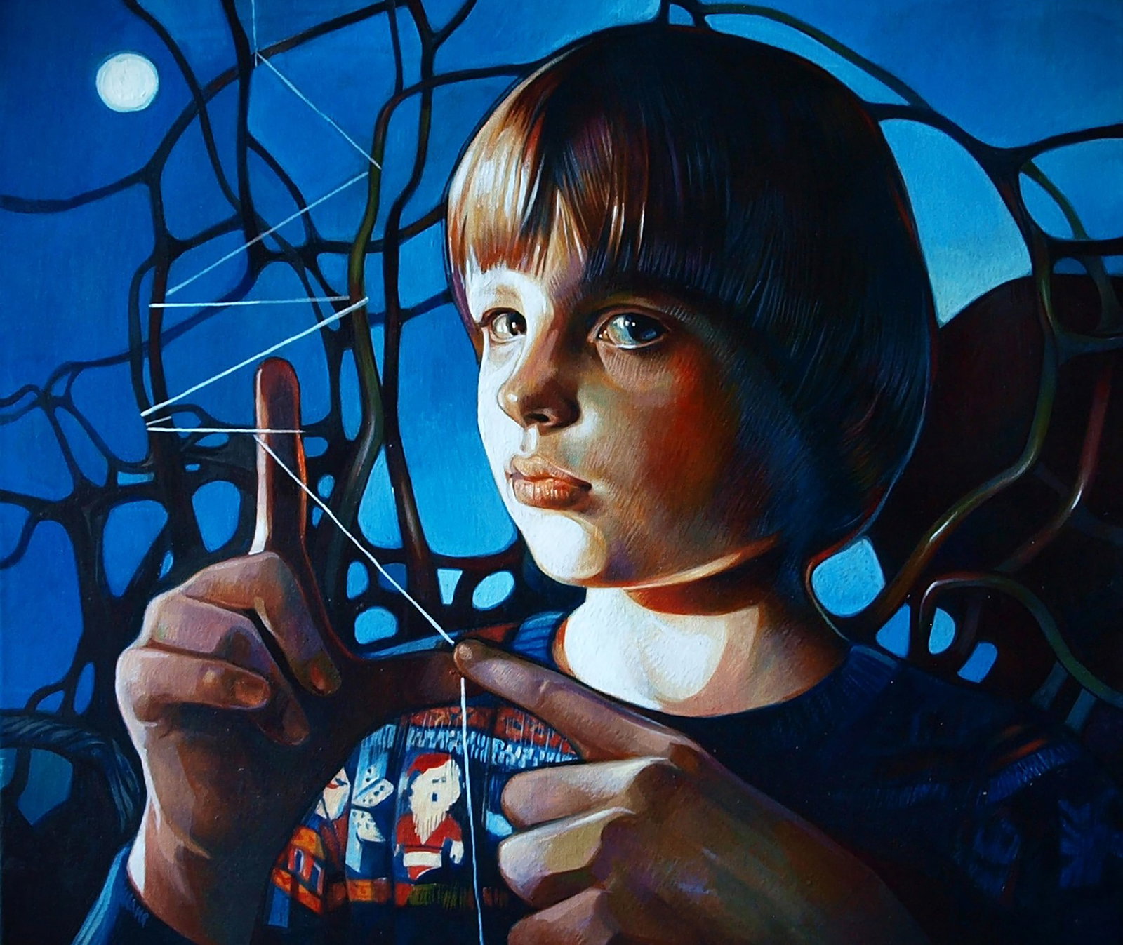 Oil painting Start of questions Konsta G. Amelinn: Title: Oil painting Start of questions Konsta G. Amelinn Description: 6KONS Painter: Konsta G. Amelinn Size: 59x50 cm/23.22x19.68 inches Components: oil, synthetic canvas Original painting CONDITION: