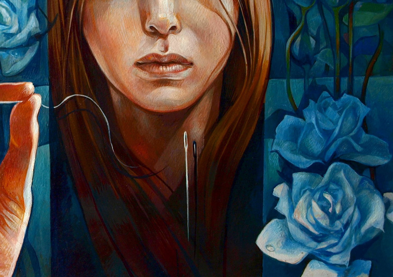 Oil painting Garden of Delights Konsta G. Amelinn - 5