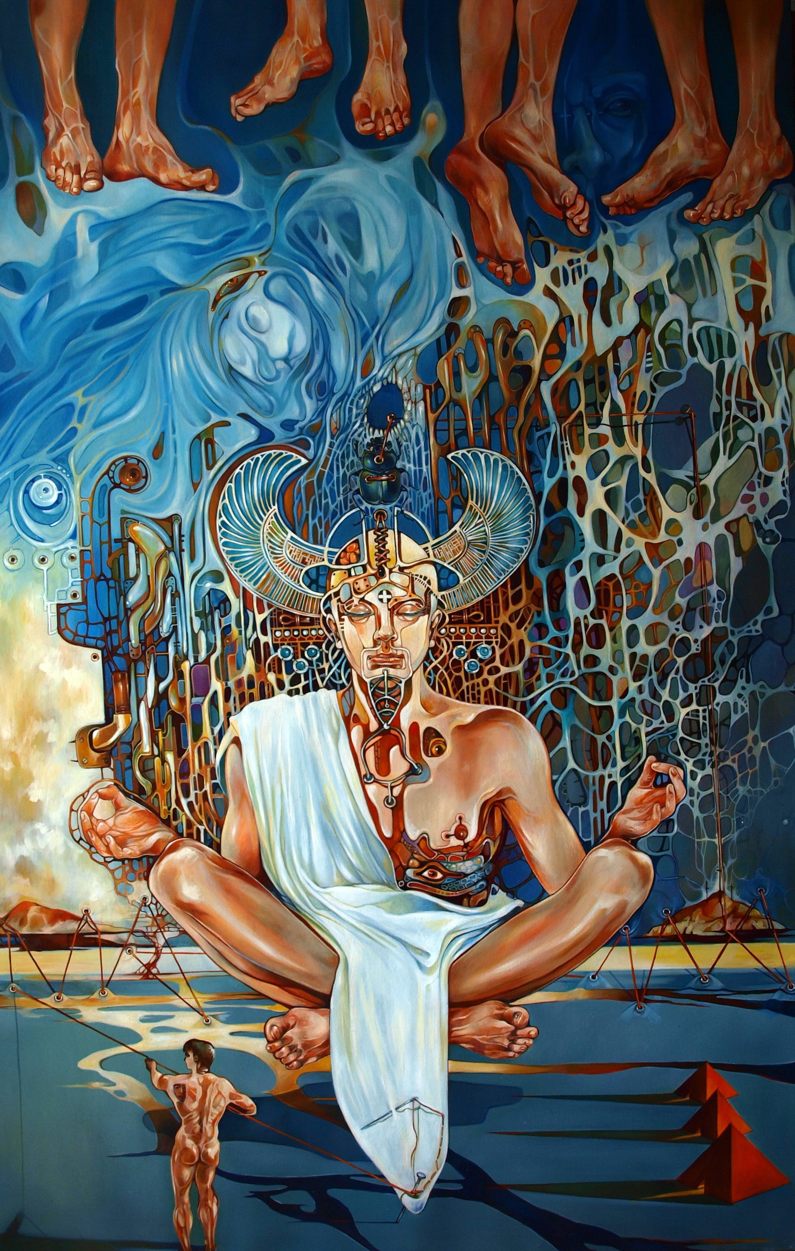 Oil painting Arjuna Konsta G. Amelinn: Title: Oil painting Arjuna Konsta G. Amelinn Description: 14KONS Painter: Konsta G. Amelinn Size: 130x200 cm/51.18x78.74 inches Components: oil, canvas Original painting CONDITION: excellent Reserve: