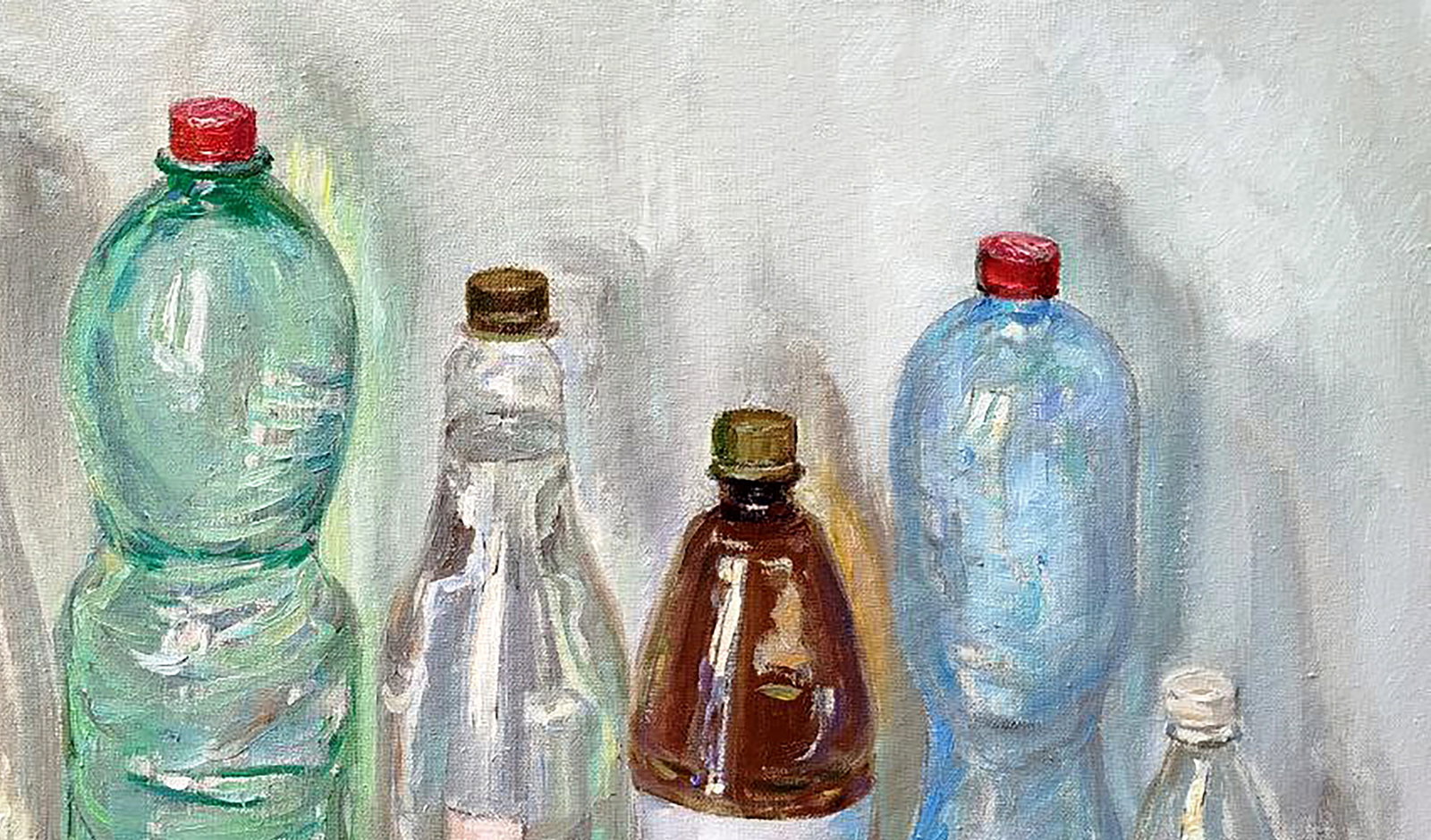 Oil painting Drinking water, beer, moonshine Leonid Pavlenko - 3