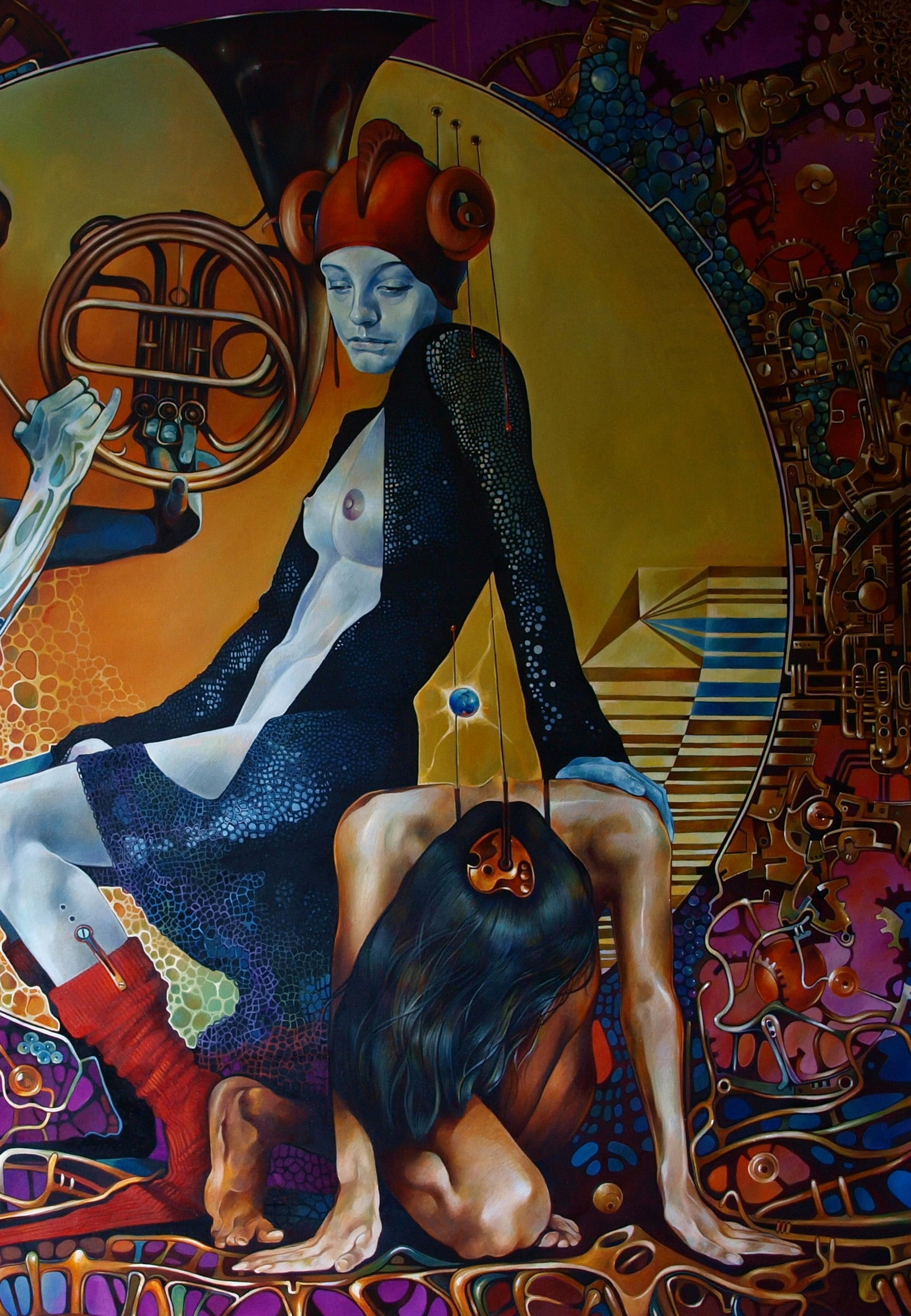 Oil painting Hiranyagarbha Konsta G. Amelinn - 3