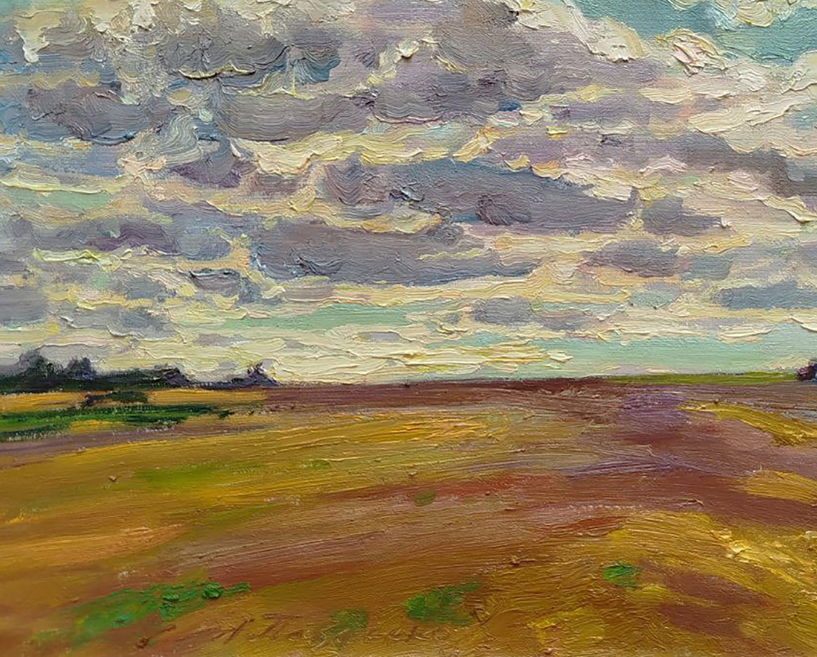 Oil painting On a July day Leonid Pavlenko - 3