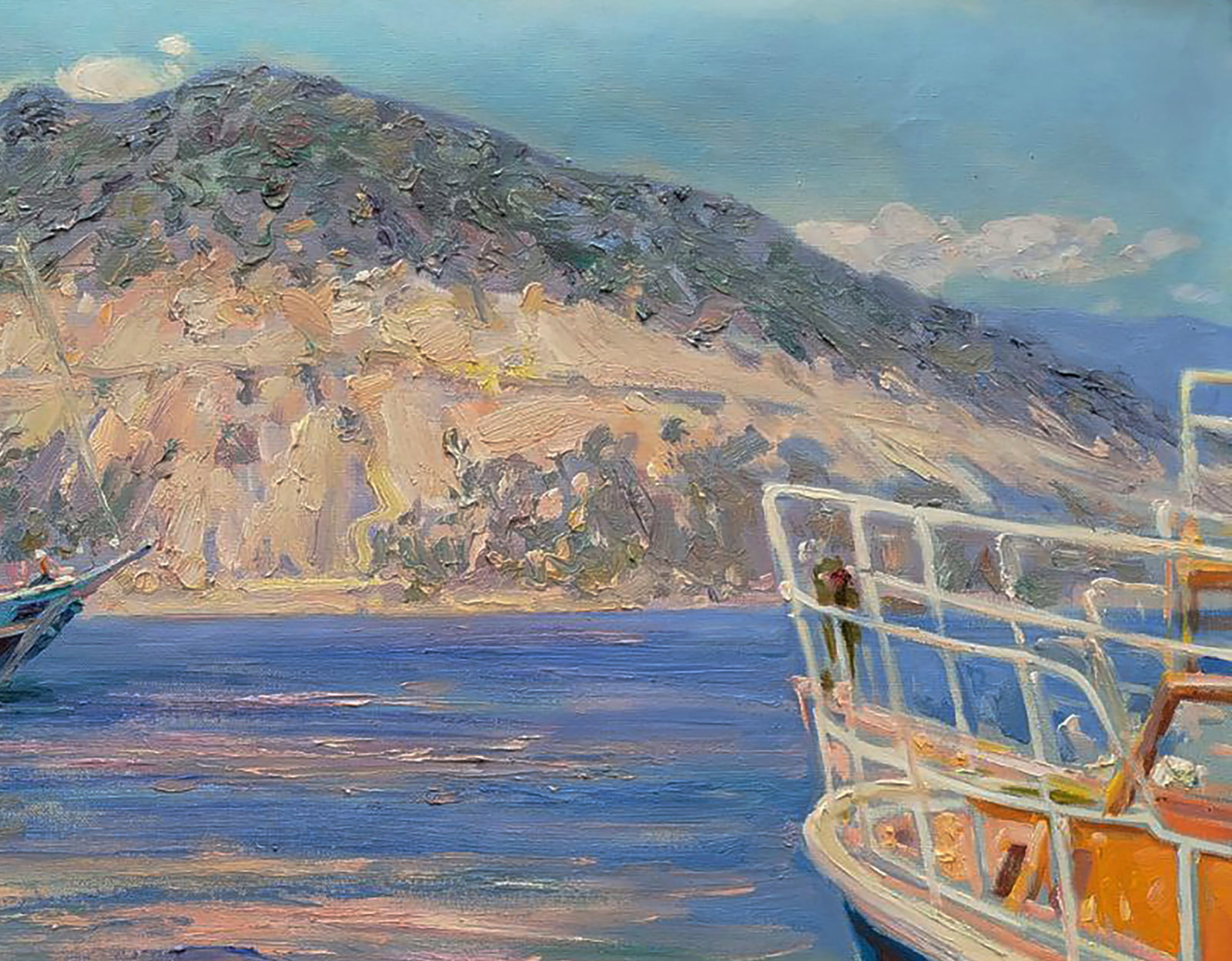 Oil painting Near the sunny beach Leonid Pavlenko - 5