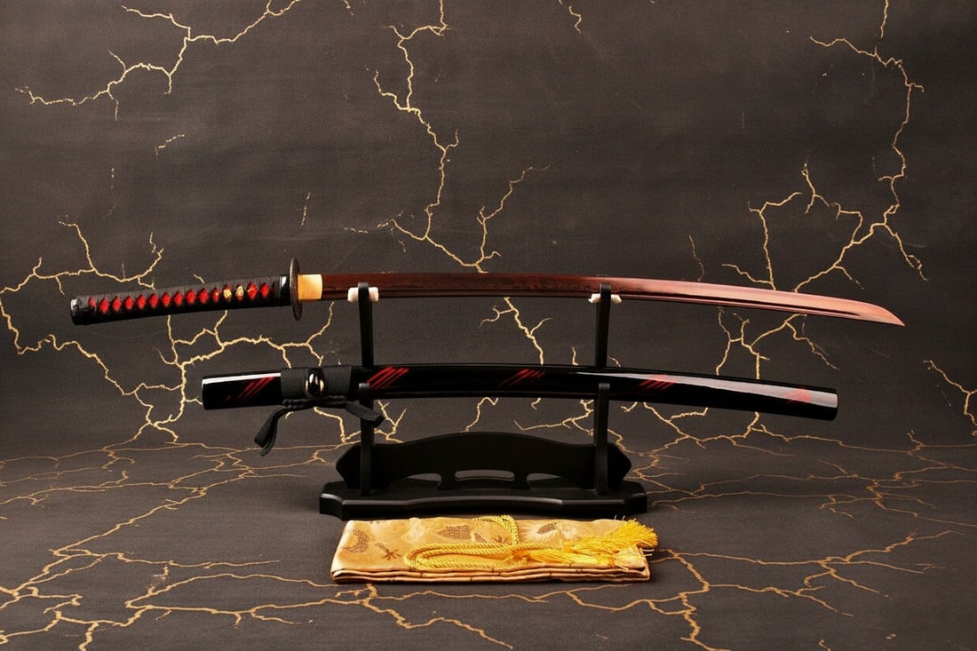 Hand-Forged Damascus Steel Katana Sharp Battle Ready Japanese Samurai Sword - 3