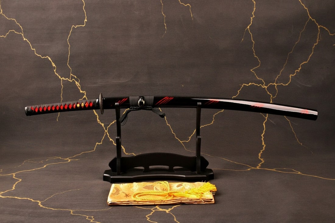 Hand-Forged Damascus Steel Katana Sharp Battle Ready Japanese Samurai Sword - 4