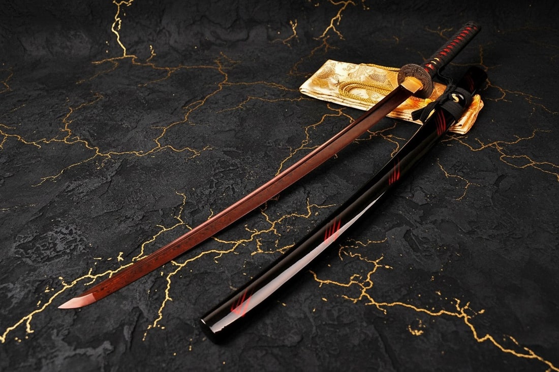 Hand-Forged Damascus Steel Katana Sharp Battle Ready Japanese Samurai Sword - 5