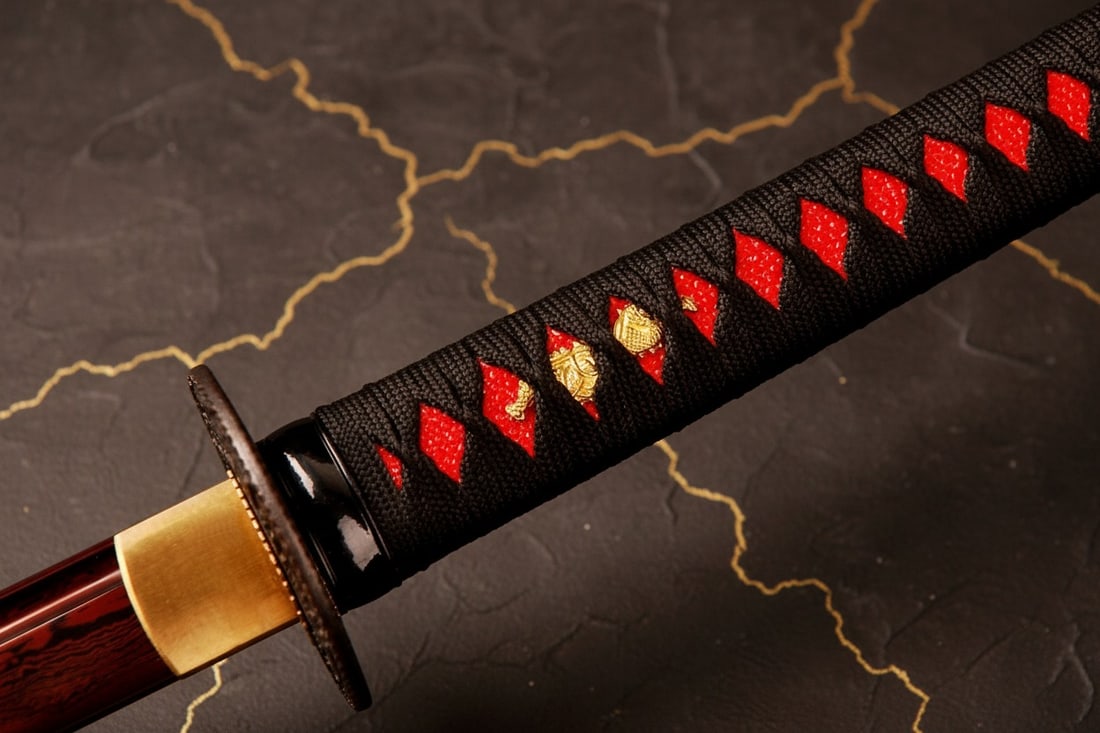 Hand-Forged Damascus Steel Katana Sharp Battle Ready Japanese Samurai Sword - 8
