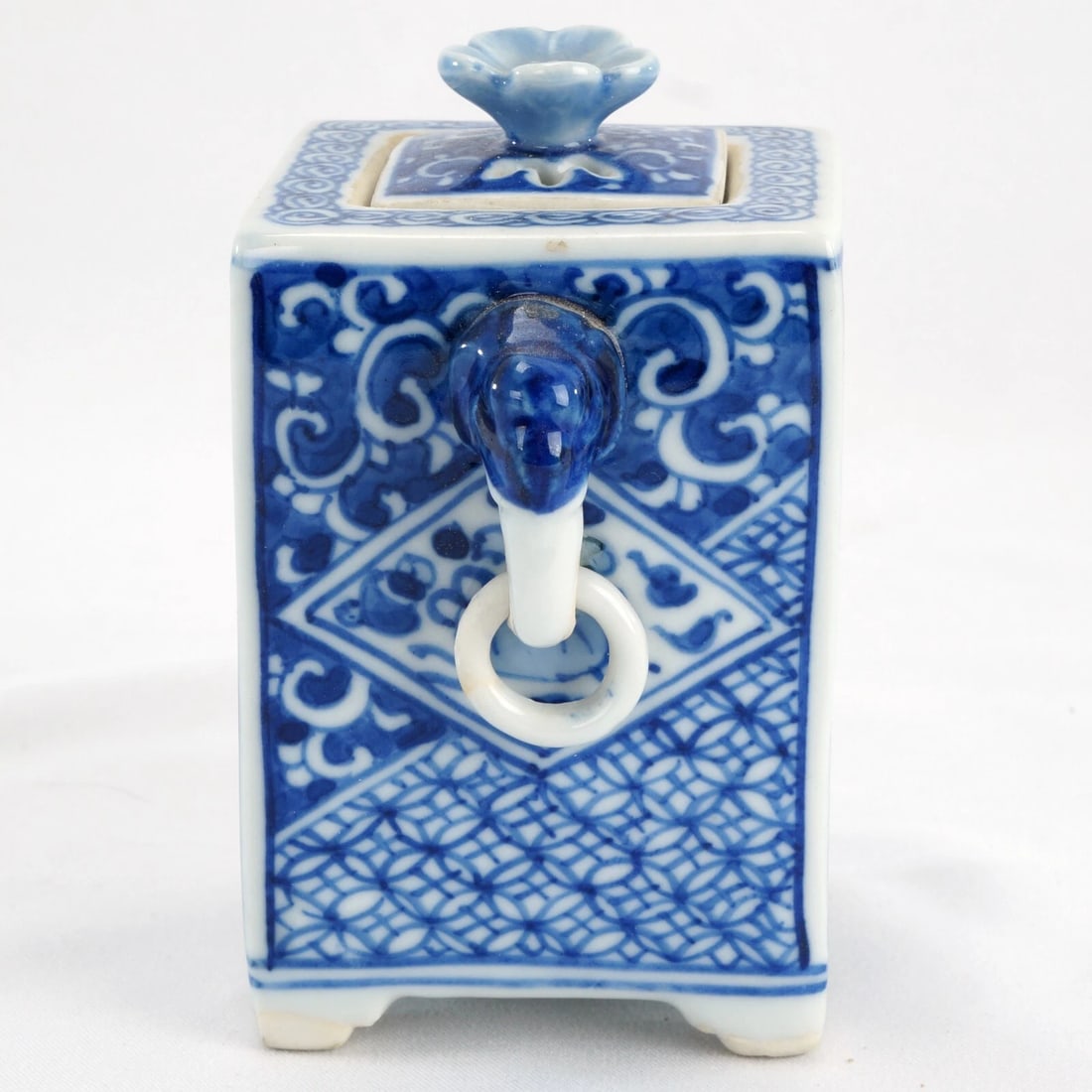 Small Square Japanese Incense Vessel/Censer - 6