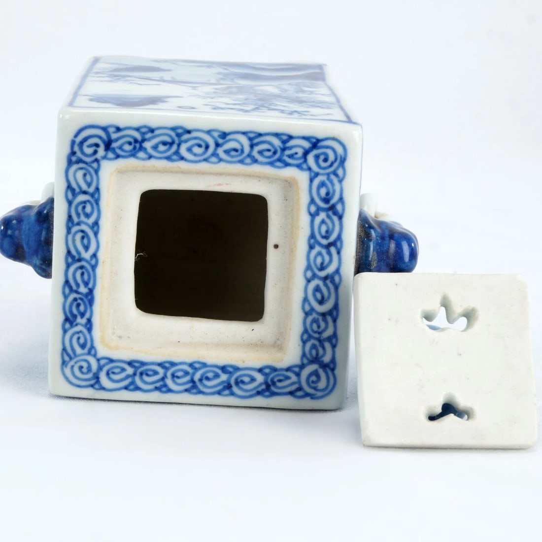 Small Square Japanese Incense Vessel/Censer - 7