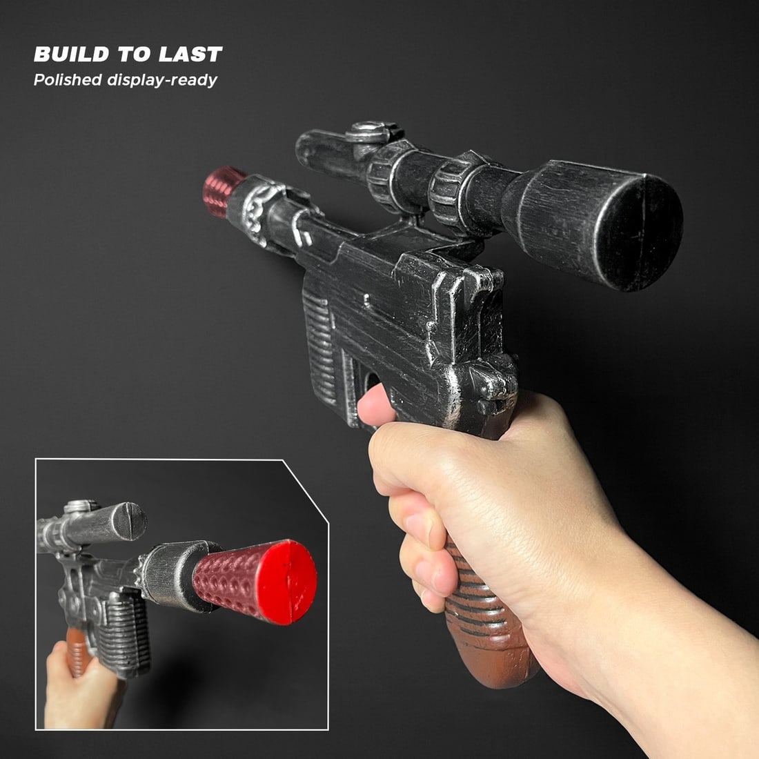 Foam Dart Blaster Toy for Cosplay Costume Props and Fan Collections - 3