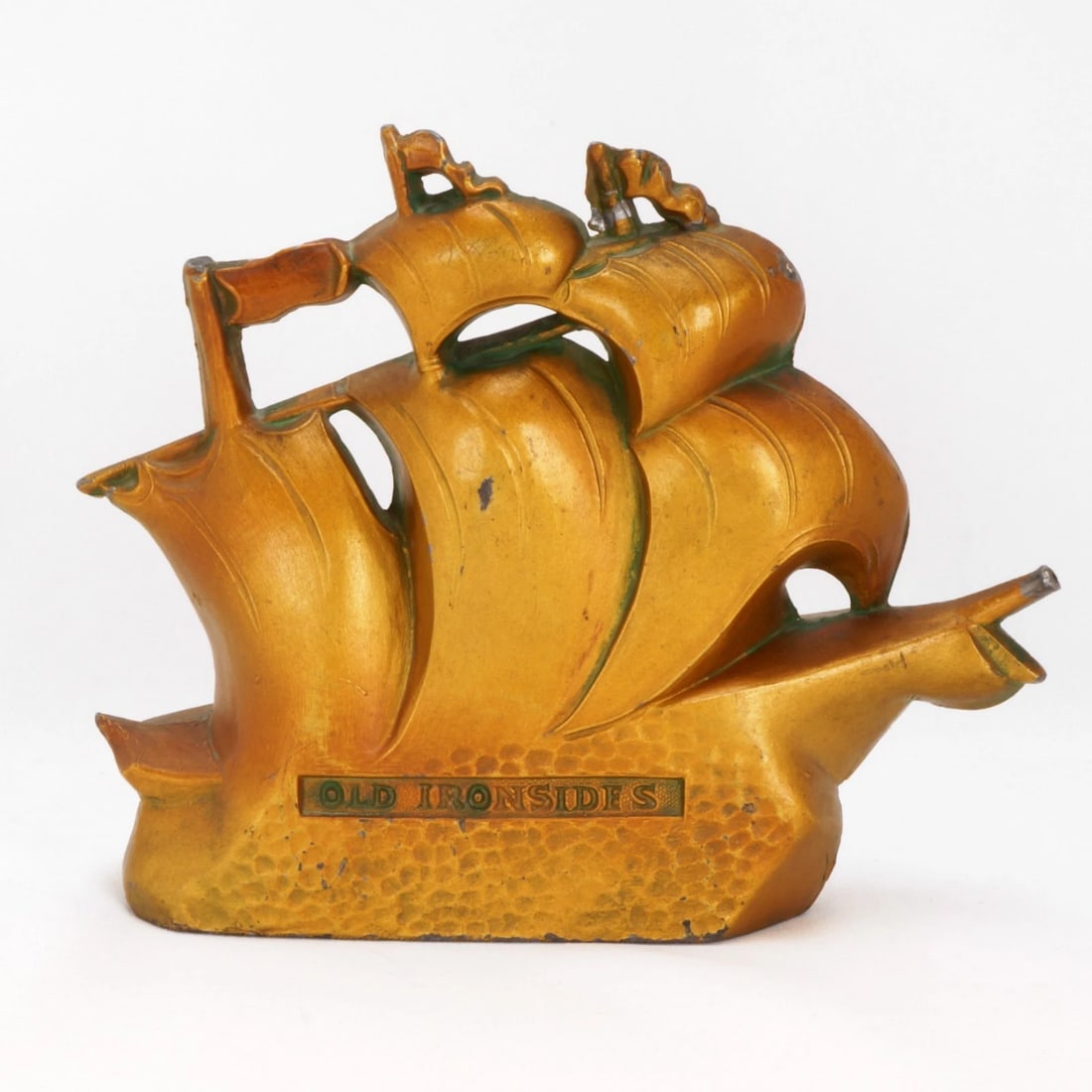 Single Old Ironsides Bookend Circa 1925 - 4