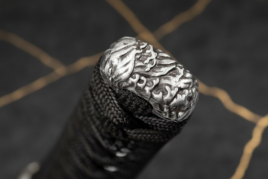 Hand Forged Carbon Steel Katana Sharp Dragon Engraved Full Tang Samurai Blade - 5
