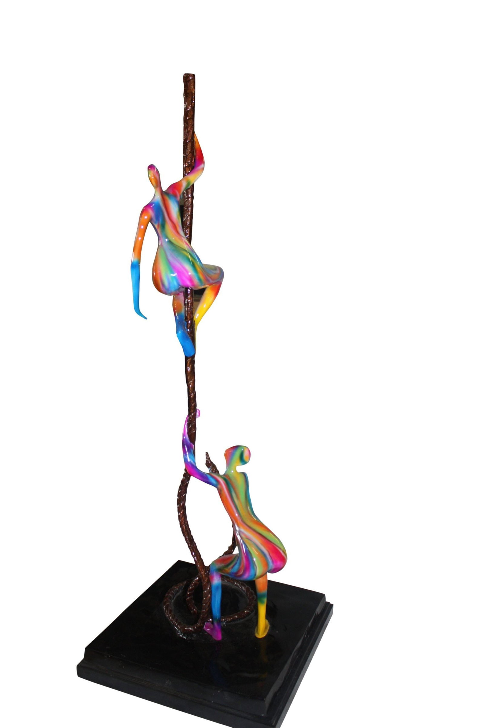 Two boys Made of Bronze Climbing on Rope (1 of 14)