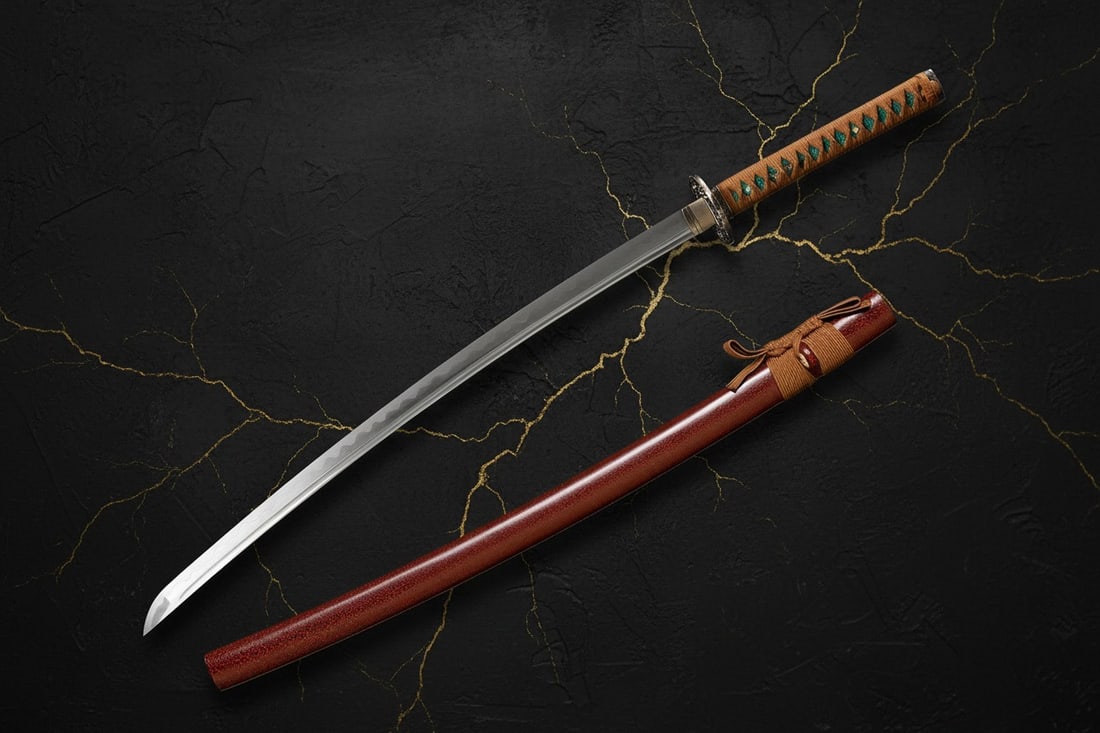 Sharp Full Tang Samurai Katana Hand Forged Carbon Steel Japanese Blade - 2