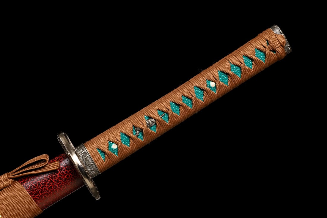 Sharp Full Tang Samurai Katana Hand Forged Carbon Steel Japanese Blade - 6
