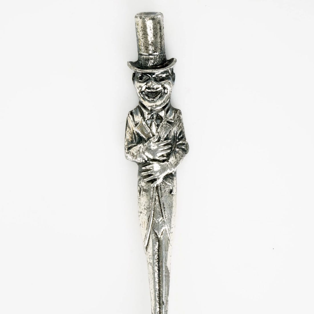 1930s W.C. Fields Pewter Cocktail Spoon - 3