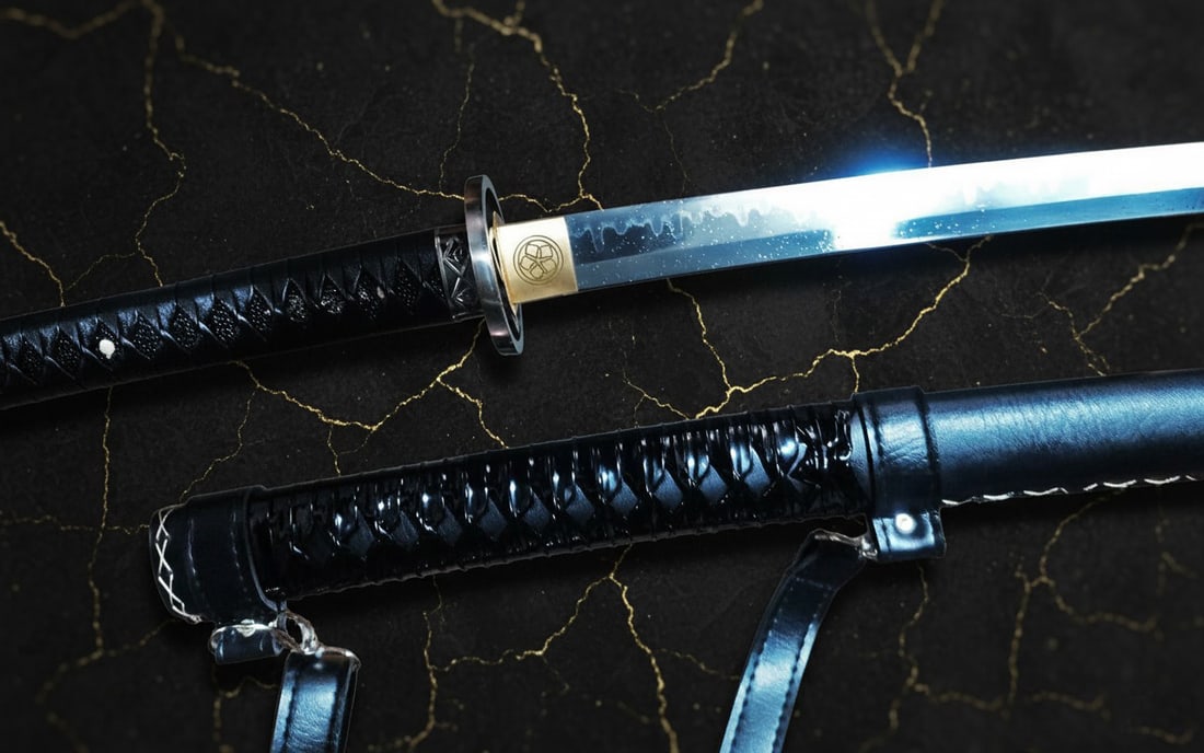 Hand-Forged T10 Clay Tempered Japanese Katana Sharp Steel Samurai Sword - 10
