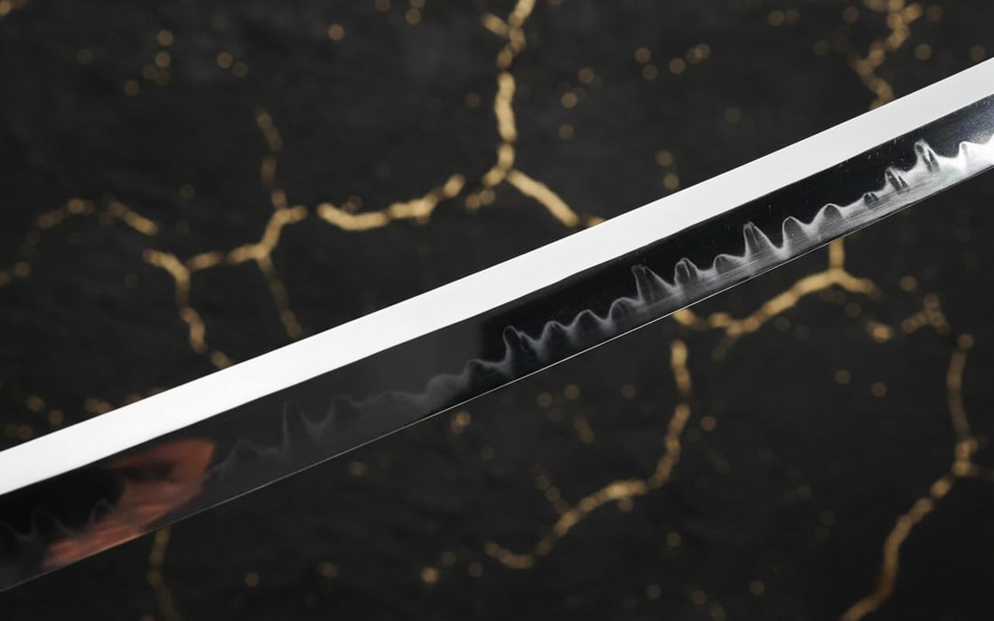 Hand-Forged T10 Clay Tempered Japanese Katana Sharp Steel Samurai Sword - 6