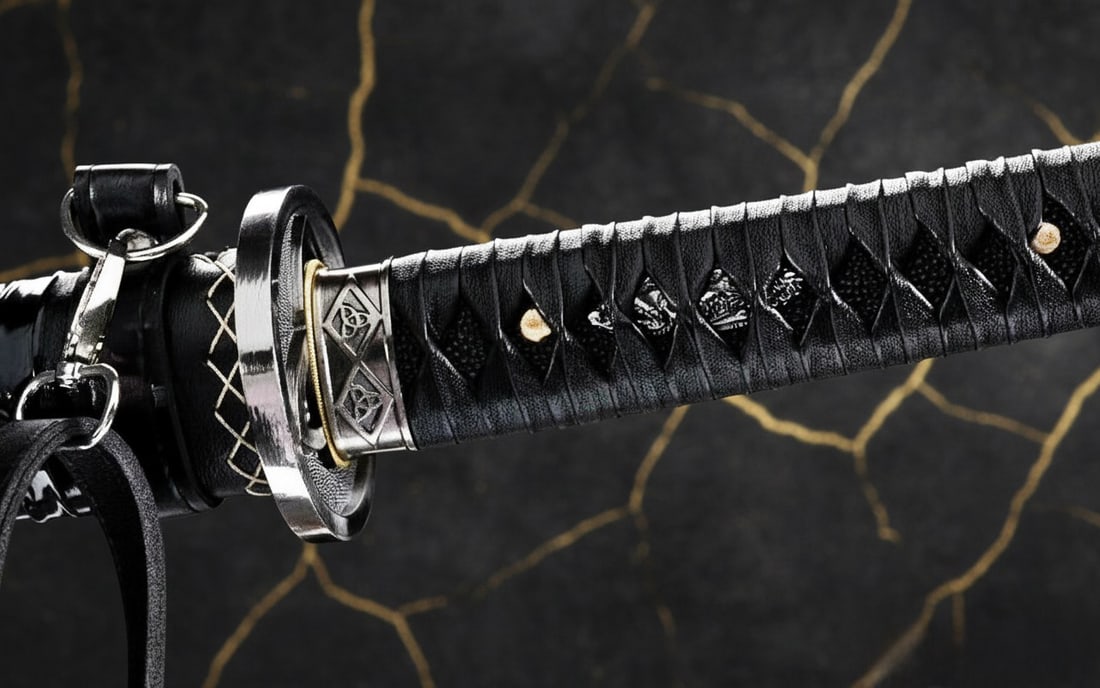 Hand-Forged T10 Clay Tempered Japanese Katana Sharp Steel Samurai Sword - 8