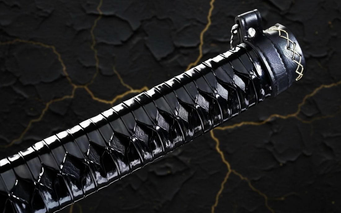 Hand-Forged T10 Clay Tempered Japanese Katana Sharp Steel Samurai Sword - 9