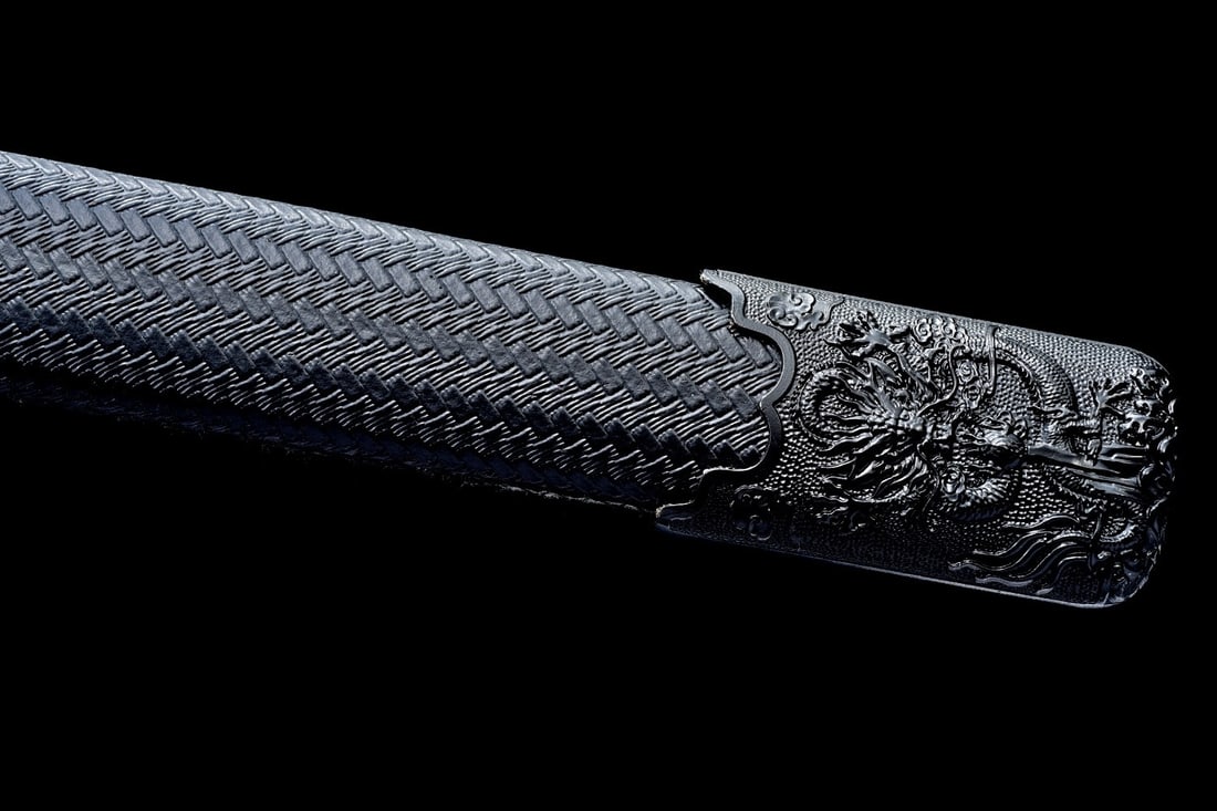 40" Hand-Forged 9260 Spring Steel Ninja Sword, Sharp Straight Ninjato - 12