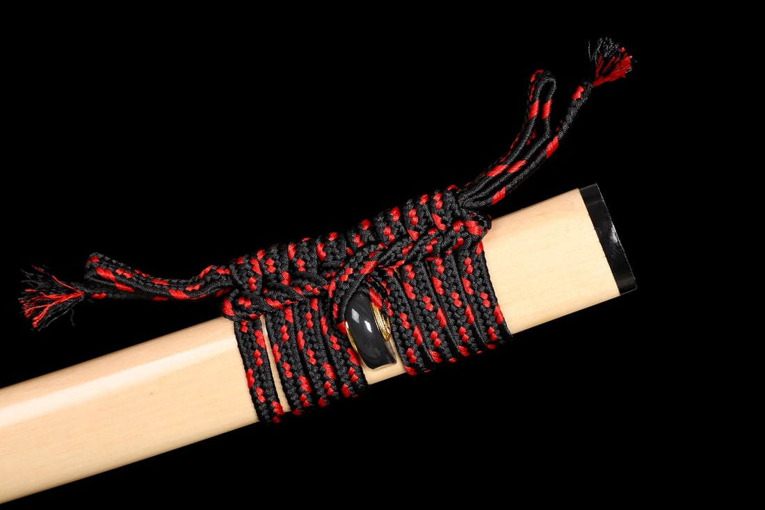 Hand-Forged Crimson Damascus Steel Samurai Katana Full Tang Japanese Sword - 5