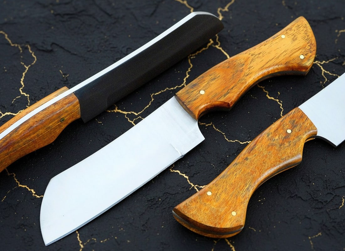 Hand-Forged D2 Steel Fixed Blade Knife for Hunting Camping Bushcraft Tool - 2