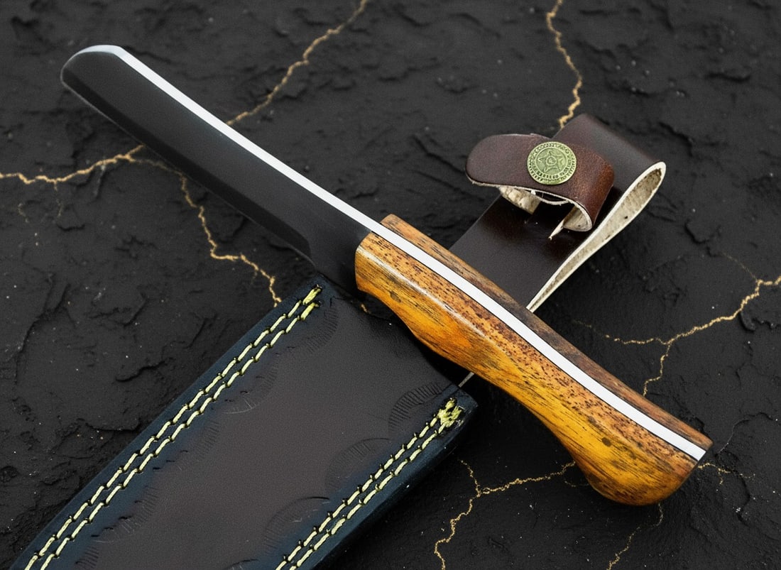 Hand-Forged D2 Steel Fixed Blade Knife for Hunting Camping Bushcraft Tool - 5