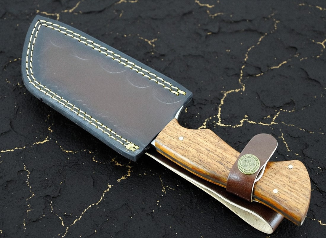 Hand-Forged D2 Steel Fixed Blade Knife for Hunting Camping Bushcraft Tool - 6