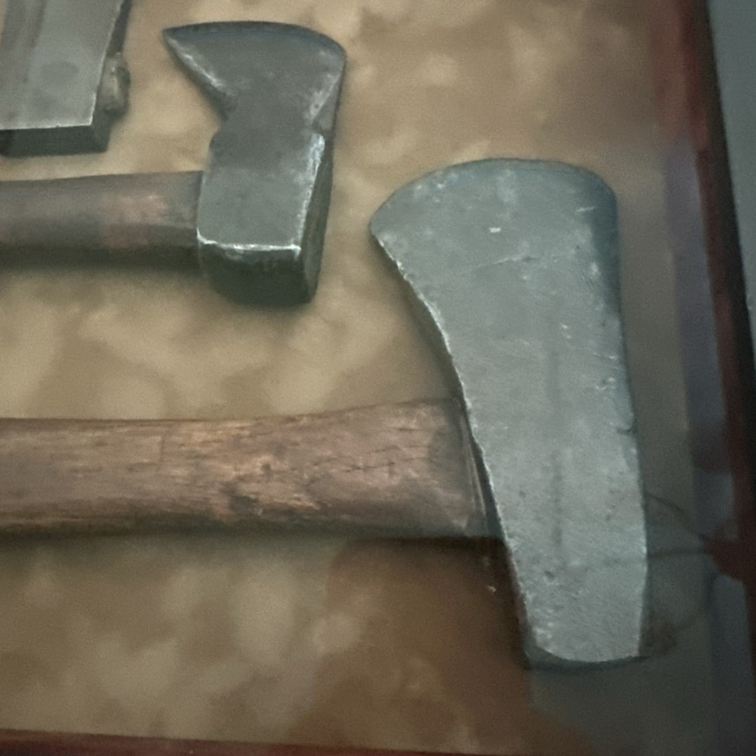 4 Hand Forged Iron Tomahawks 18th Century Style Frontier War Axes Set - 7