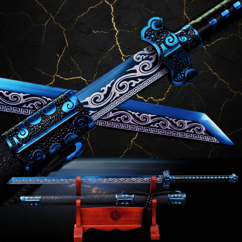 Hand-Forged 1095 Steel Ninja Katana Functional Straight Japanese Broadsword: Title:Hand-Forged 1095 Steel Ninja Katana Functional Straight Japanese Broadsword Description:This functional straight Japanese Ninjato broadsword is hand-forged in Longquan, China, using traditional 